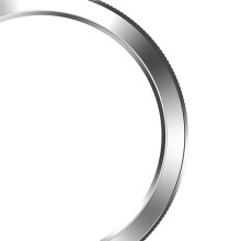 Hard PC Bezel Ring Compatible with Watch S3/S4 Plastic Ring Case Decoration Cover Compatible with Watch S3 Watch Case Ring Silver
