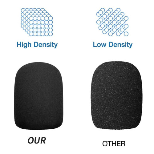 8Pack Foam Mic Cover for  PartyBox Wireless Microphone, Wireless Microphone Sponge Windscreen Filter