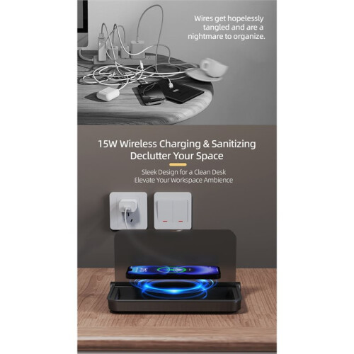 Smartphone Sterilizer Sterilization Disinfection Portable Multifunctional Nail Art Tools Mask Sterilization Box