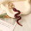 (red) Rhinestone Snake Keychain - Party Gift Essentials 3