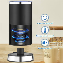Milk Frother, 4-in-1 Electric Milk Steamer, Automatic Hot and Cold Foam Maker and Milk Warmer for Coffee Latte EU Plug