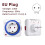 EU 24 Hours Timer  Timer Plug in Mechanical Grounded Programmable  Countdown Loop  Socket 6