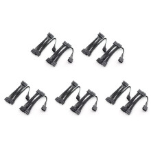 10 Sztuk  4Pin IDE do 5  15Pin Dysk Twardy Kabel Rozdzielacza Zasilania dla MajsterkowiczóW PC Sever 18AWG 4-Pinowy do 15-Pinowego Zasilania