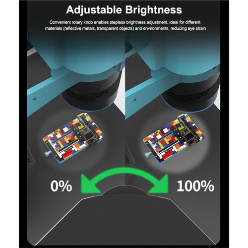 Microscope Light 32 LED Beads Adjustable Polarizer Brightness for Phones SMD PCB Repair USB Powered Tools Set 2