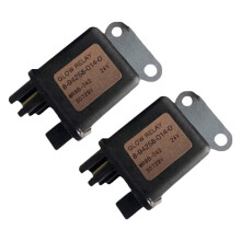 2X New High Quality Excavator Preheating Relay 24V 8-94258-014-0 8942580140 for  4BD1 6BD1 6BG1 4HK1 6HK1