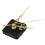 4X DIY Clock Plastic+Metal Texture  Wall Clock Retro Wall Clock Movement Accessories Gold 1