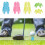 Simulator Tees,72 Pcs Indoor  Tees  Mat Tees Plastic  Tees Practice  Tees,Tall + Short 3