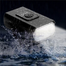 2X 1200Ma Cycle Light Lamp T6 Charged Quantity Display Lamp Low and Mountain Bicycle Rechargeable