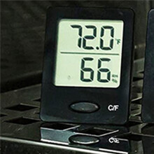 3X Indoor Hygrometer Thermometer,Room Thermometer with Large LCD Display, Humidity Monitor for Home Office Black