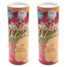 2X la Serpiente de Papa Frita Puede Saltar En el Regalo de Juguete de la Serpiente Gran Tamaño (Estilo de Papa)