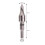 Archery Field Points Screw-in Tip Archery Practice for Recurve Compound Bow 6