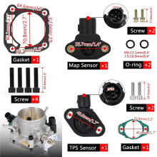 Intake Manifold 70mm Throttle Body Kit 309-05-1050 for B16 B18 D16 F22 B20 D/B/H/F EG EK H22