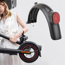 Compatible with Electric Scooter 4 Pro Rear Wheel Mudguard 4Pro Proof ABS Plastic Parts Only