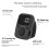 LED Electronic Counter Rechargeable with  Counter Convenient 5-Digit Adjustable Finger Ring Counter Silver 5