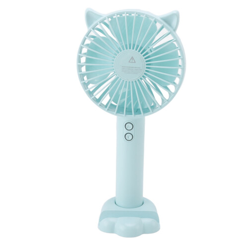 Hand Held Fan, ABS/PC, USB Rechargeable, 3-Speed, 1200mAh, 1