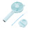 Hand Held Fan, ABS/PC, USB Rechargeable, 3-Speed, 1200mAh, 3