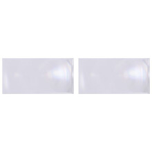 2X Optical PMMA Fresnel Lens Length 118x54mm Length 185mm Plane DIY Projector
