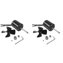 2X FLIPSKY 3542 Waterproof Motor with Fan 290KV 360W Power Motor IP58 3-12S for Surfing Boat Underwater Thruster