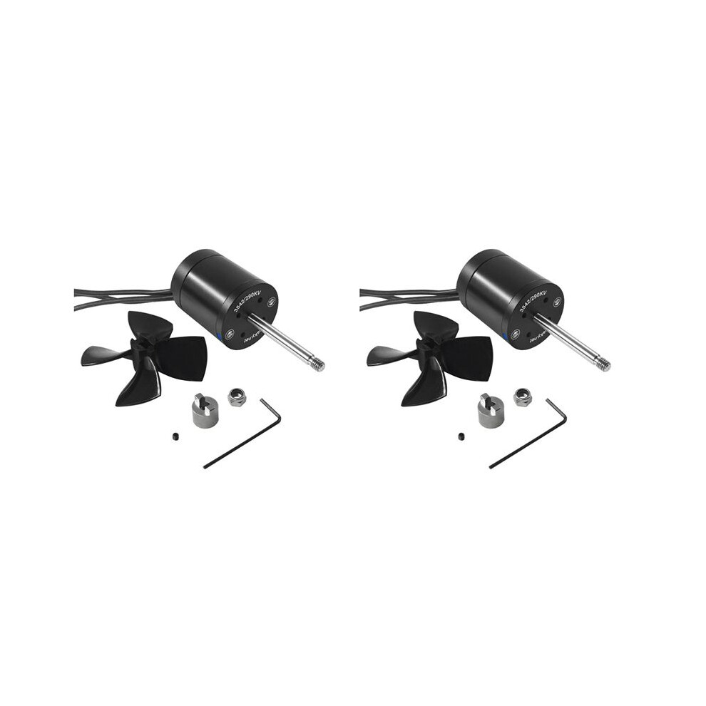 2X Flipsky 3542 Waterproof Motor With Fan 290Kv 360W Power Motor Ip58 3-12S For Surfing Boat Underwater Thruster 4712705065197
