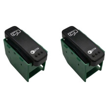 2X 1C0962125A Car Central Door Lock Satin Black Left for Beetle 1998-2010 1C0962125A01C