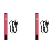 2X 510 Thread Battery Cart Pen Headless Electric Soldering Iron with Adjustable Temperature Soldering Iron Kit