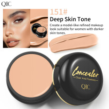 (151# Dark Skin Stone) QIC Waterproof Concealer Under Eye Corrector Tattoo Long Lastin Cover