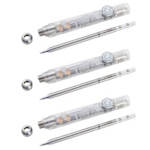 3X SH72 Soldering Iron 65W 12-24V 220-400 Adjustable Temperature SH72-BC2 Welding Tool Not T12 Transparent White