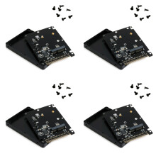 4X MSATA to 2.5 Inch 44PIN IDE HDD SSD Adapter MSATA to PATA Converter Adapter Card with Case