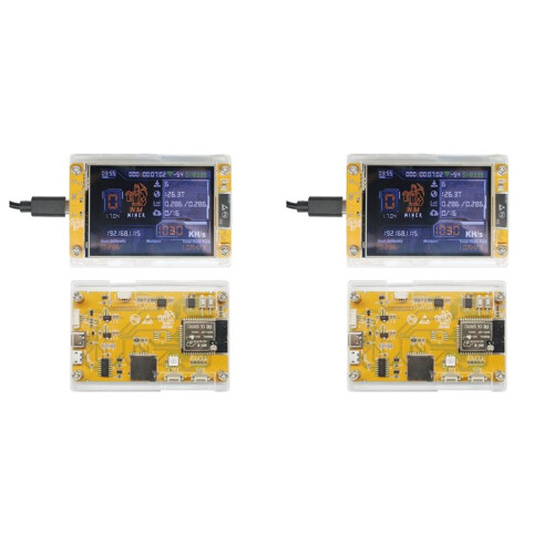 2X Harshrate NMMiner 1030KH/S Atualizado, 2,8 Polegadas, Tela Inteligente, Bitcoin Crypto Solo Lottery Miner NerdMiner