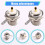 UHF Female SO239 Flange Mount RF Connector Adapter Test Converter Panel Chassis Mount Handle RF Coax Cable 2Pcs 9