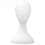 3X Lady High Plastic  Wig  Female Model  White 1