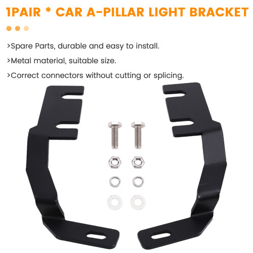 Car A-Pillar Light Bracket Car Hood Spotlight Bracket for  Ranger 2018-2022 2
