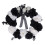 Halloween Wreath Deadwood Skull Black White35cm 1