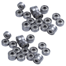 40 Stücke 624ZZ 4mm x 13mm x 5mm Kohlenstoffstahl Abgeschirmte Radialkugellager Rillenkugellager