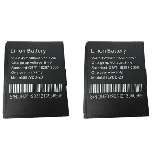 2X Battery for ZJiang ZJ-5805 58mm  POS Receipt Thermal Printer Printer