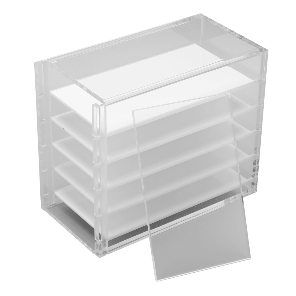 Fake Eyelash Storage Box 5 Tiers Acrylic Dustproof Large Capacity