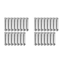 Cannoli Tubes, 5 Inch Large Stainless Steel Cannoli Forms Non-Stick Cream Horn Danish Pastry Molds Pack of 30