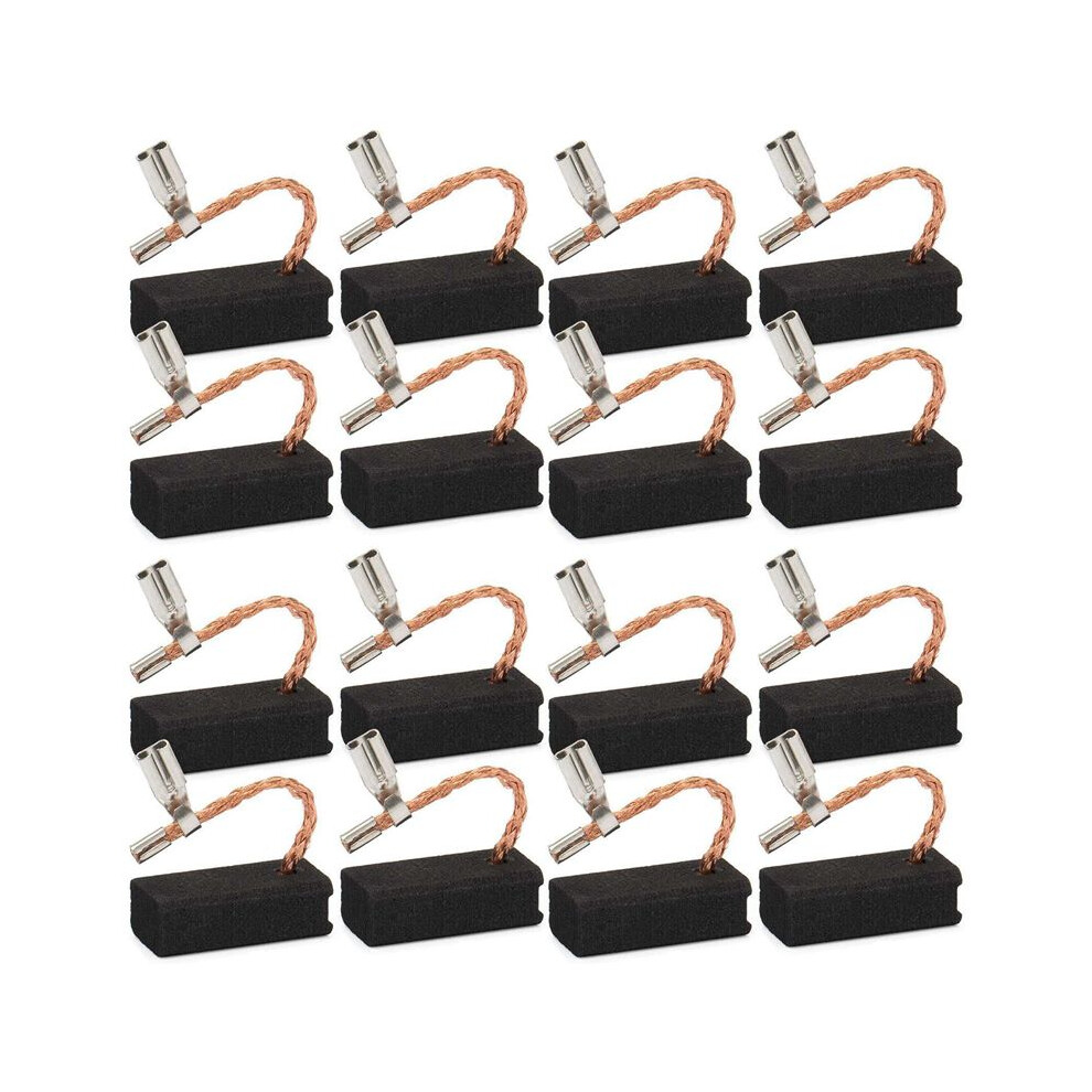 16Pcs Carbon Brush Compatible For Dwp611 Cable 450 Router, Replacement For Dwp611pk, A27343 (6X9x19.5 Mm) 4712296542572