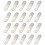 50mmx16mm Straight Repair Joining Mending Flat Plate Bracket 20Pcs 1