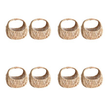 8 Stuks Hand-Held Bloemstuk Mand Hand Geweven Creatieve Bloempot Opbergmand Bloemenmeisje Mand Home Decor: