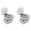 2X White  Round Dial Finger Ring Quartz Watch for Lady 1