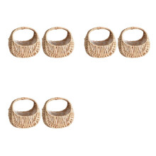 6 Pcs Hand-Held Flower Arrangement Basket Hand-Woven Flower Pot Storage Basket Flower Girl Basket Home Decor