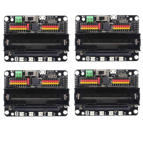 4X Micro: Bit Expansion Board Robotbit V2.0 Supports Makecode Offline Programming for Micro:Bit Extension Board Robotbit