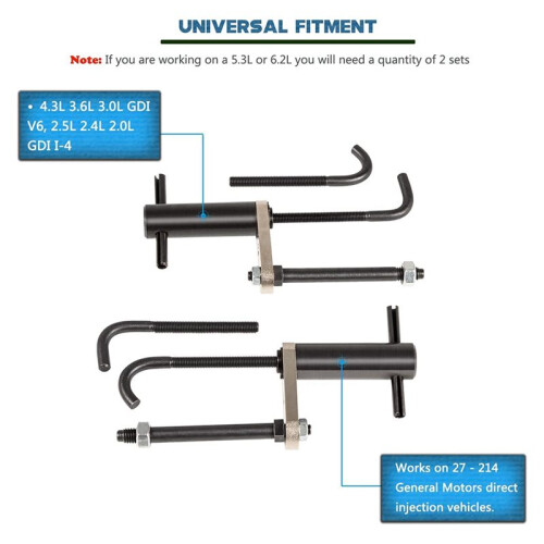 49248 Injector Rail Assembly Remover Tool 6706 for ,Saturn  and  27-214 Direct Injection Engines 1