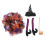 Witch Halloween Wreath with Hat, Legs & Broom 1