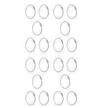 20pcs Stahl Verriegelungsschraube Wire Kabel Keychain Schluesselanhaenger Aussen Zubehoer
