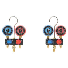 2X HS-M01 Refrigerant Diagnose Manifold Gauge G1/4 Condition Manometer Pressure Gauge for R22/R1234Yf