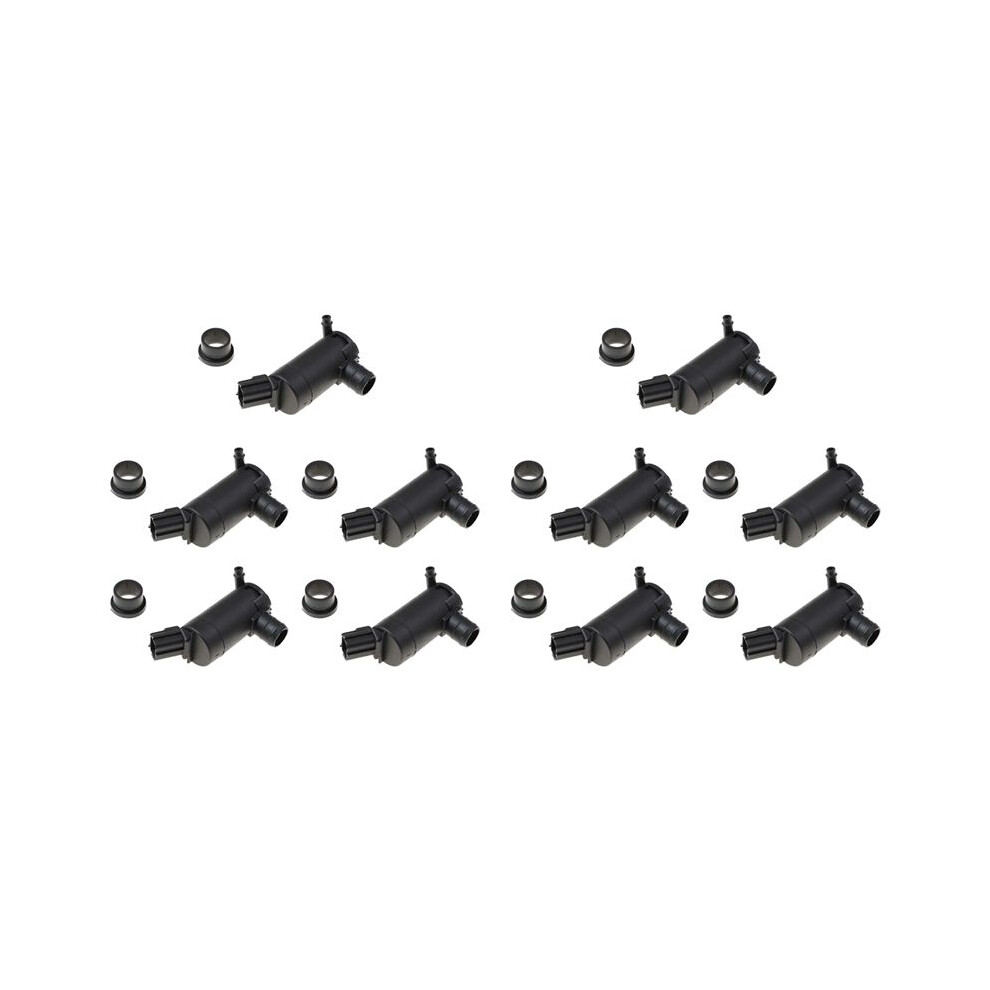 10X 7L8z-17664-A 7L8z17664a 8C3417664aa F7c617664ab Windshield Washer Motor For Town Black 6032933756345