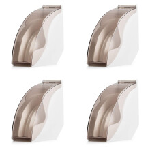 4X Coffee Filter Holder,Coffee Paper Container Dispenser Rack Shelf for ,Chemex for ,Melitta Cone Filters