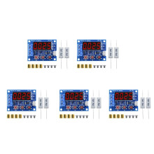 5X 1.2V-12V Batterijcapaciteitsmeter Ontladingstester Analyzer 18650 Lithium-Ion Lithium-Loodaccu Capaciteitsmeter